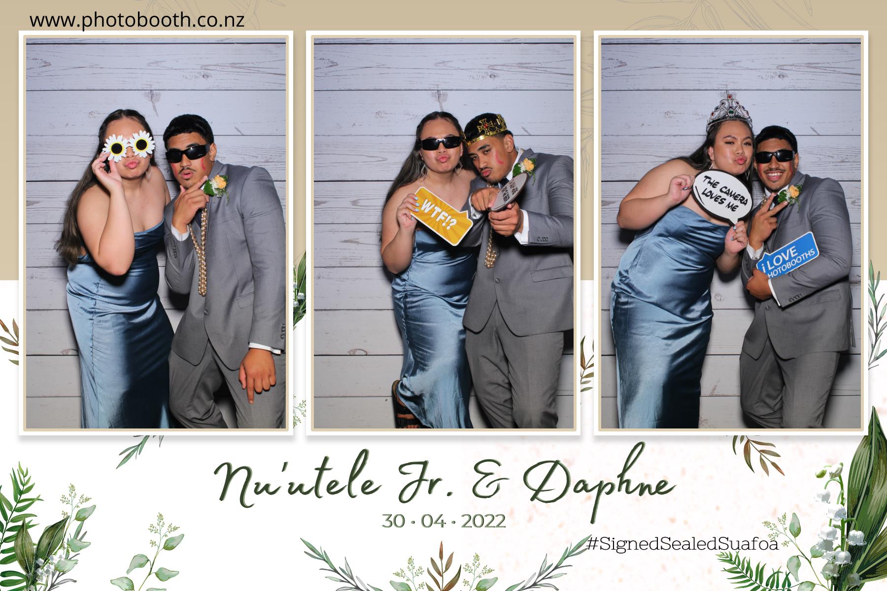 Nuutele Jr & Daphne's Wedding | View more photos from the event at gallery.photobooth.co.nz/u/SelfieCentral/Nuutele-Jr-Daphnes-Wedding