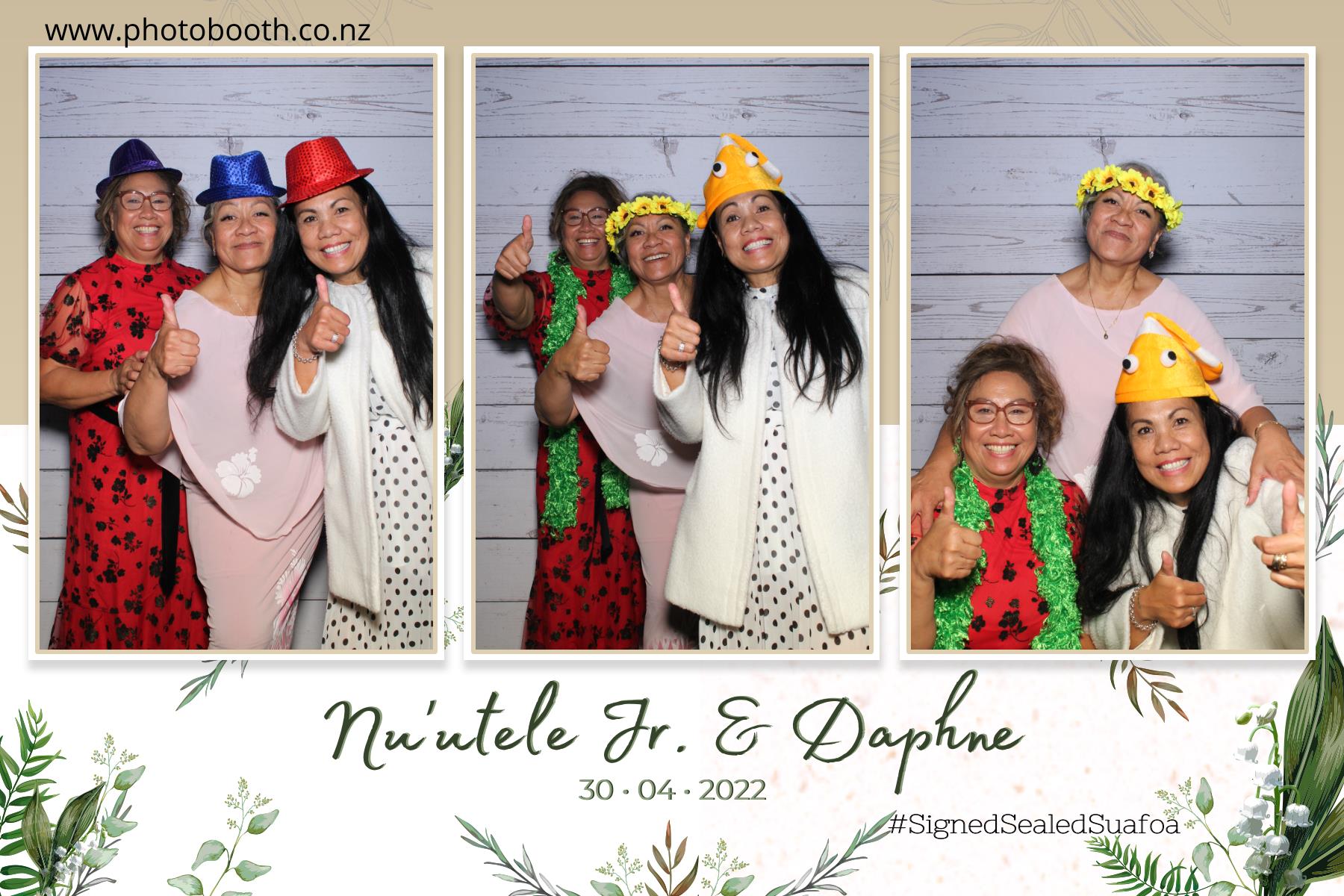 Nuutele Jr & Daphne's Wedding | View more photos from the event at gallery.photobooth.co.nz/u/SelfieCentral/Nuutele-Jr-Daphnes-Wedding