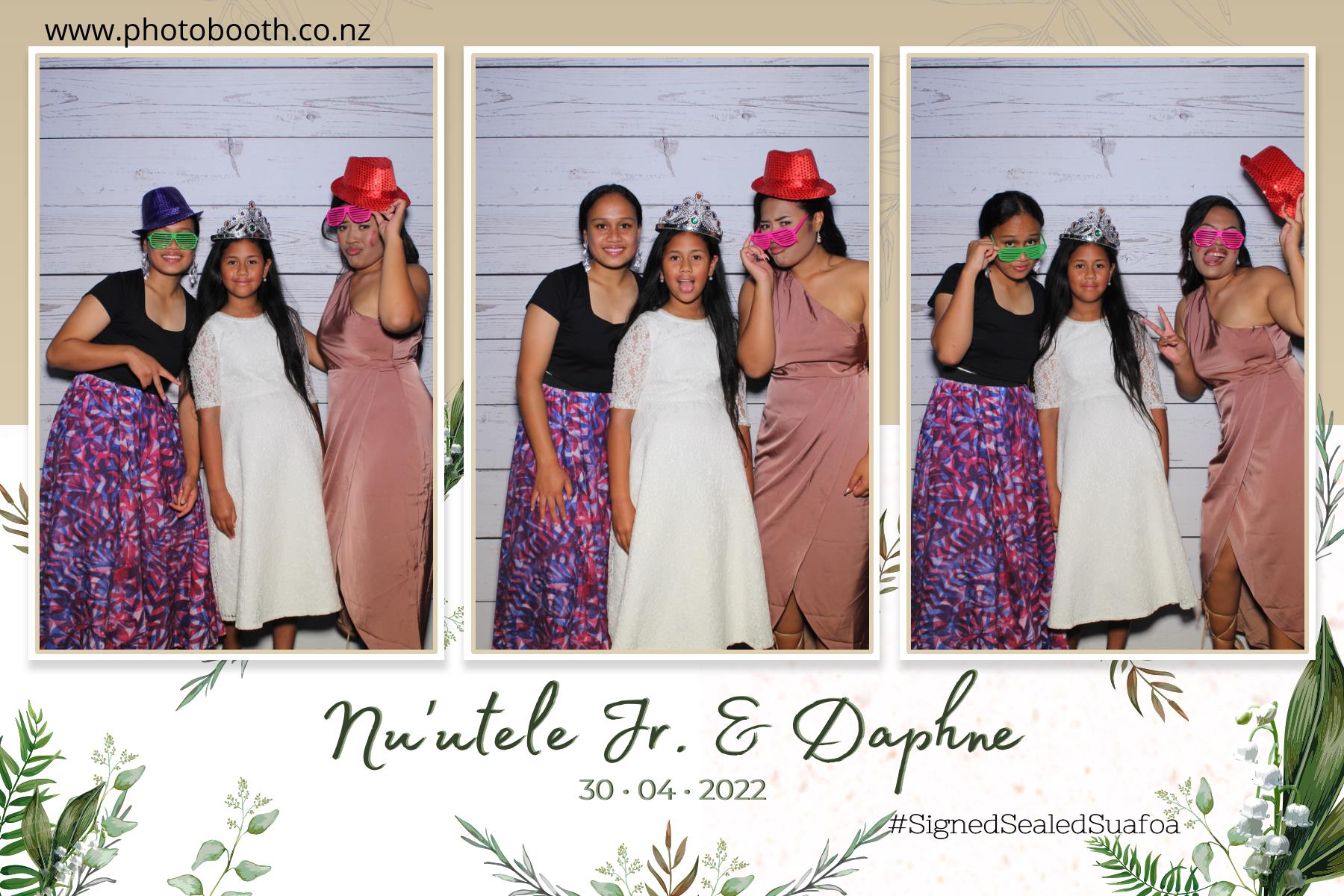 Nuutele Jr & Daphne's Wedding | View more photos from the event at gallery.photobooth.co.nz/u/SelfieCentral/Nuutele-Jr-Daphnes-Wedding