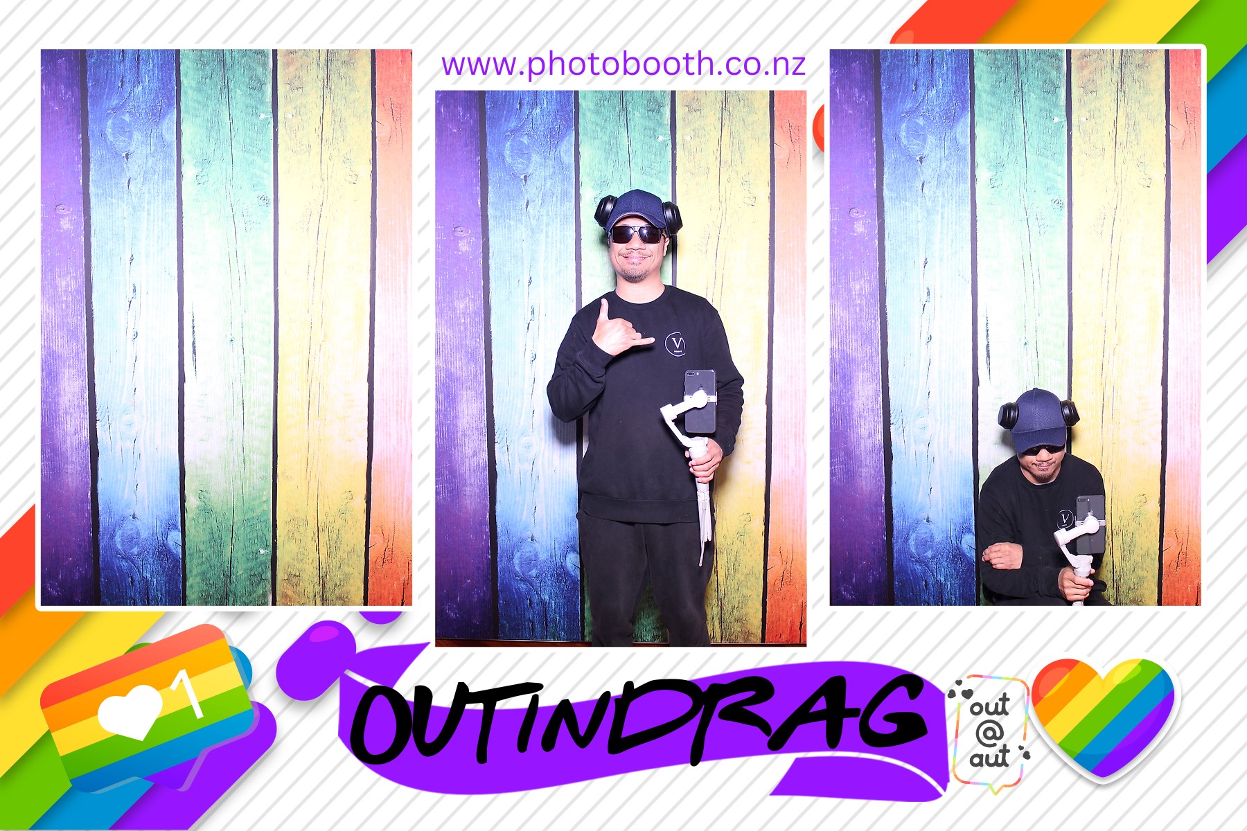 OUT AUT | View more photos from the event at gallery.photobooth.co.nz/u/SelfieCentral/OUT-AUT