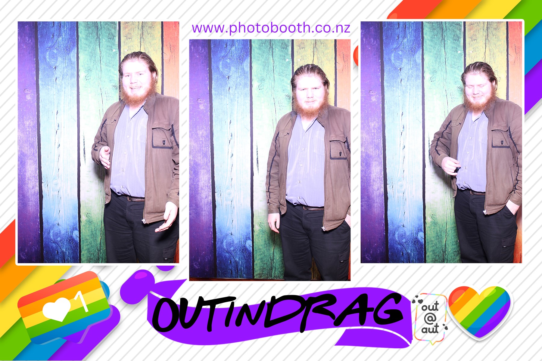 OUT AUT | View more photos from the event at gallery.photobooth.co.nz/u/SelfieCentral/OUT-AUT