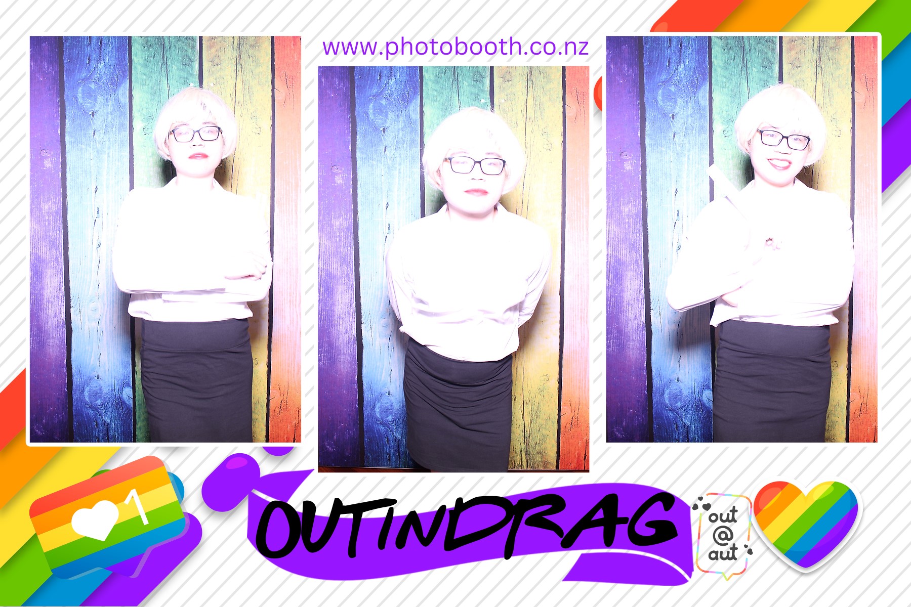 OUT AUT | View more photos from the event at gallery.photobooth.co.nz/u/SelfieCentral/OUT-AUT