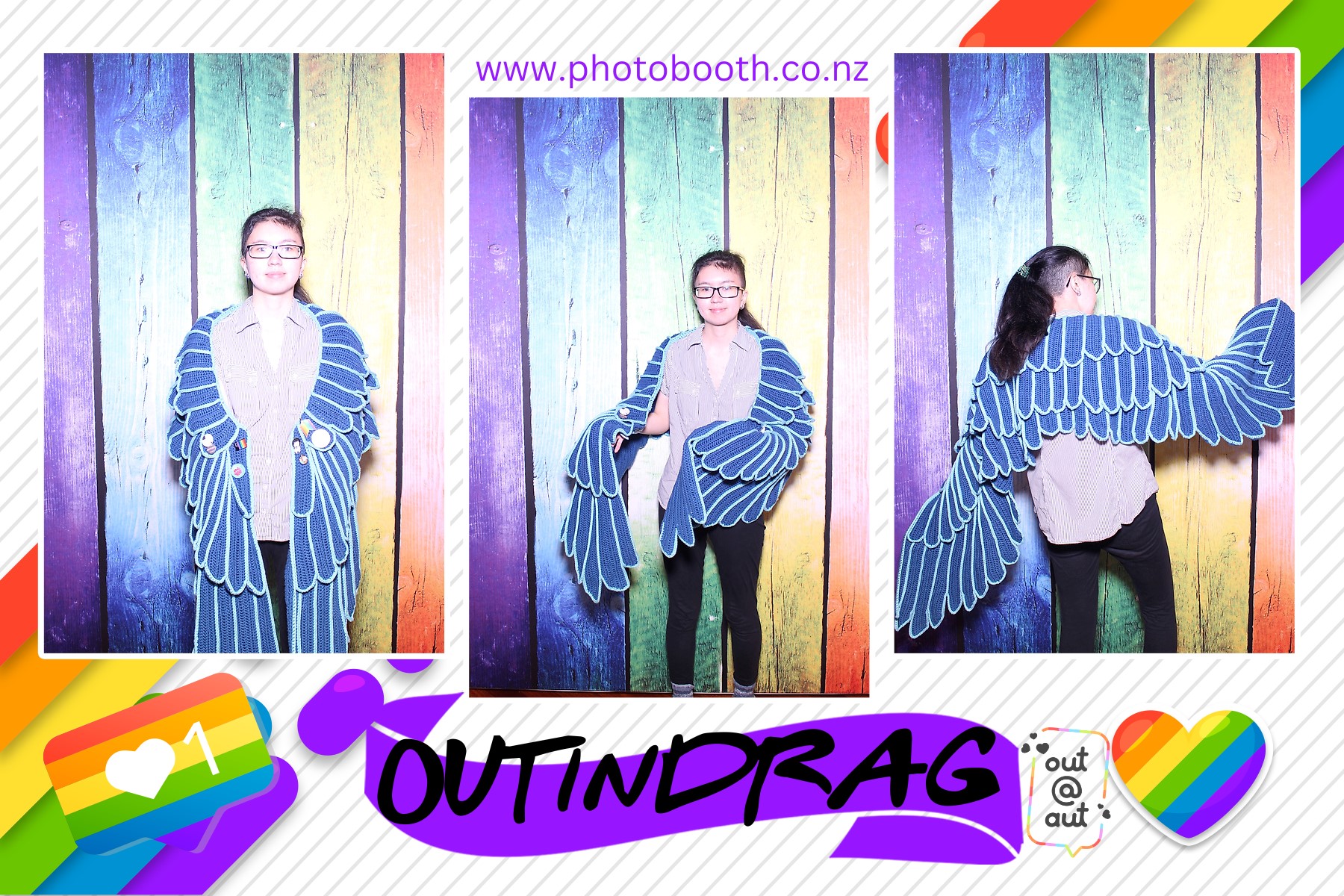 OUT AUT | View more photos from the event at gallery.photobooth.co.nz/u/SelfieCentral/OUT-AUT