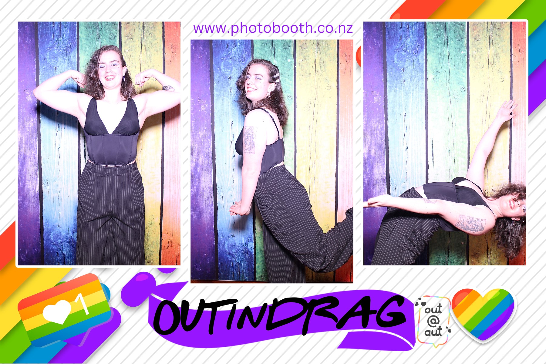 OUT AUT | View more photos from the event at gallery.photobooth.co.nz/u/SelfieCentral/OUT-AUT
