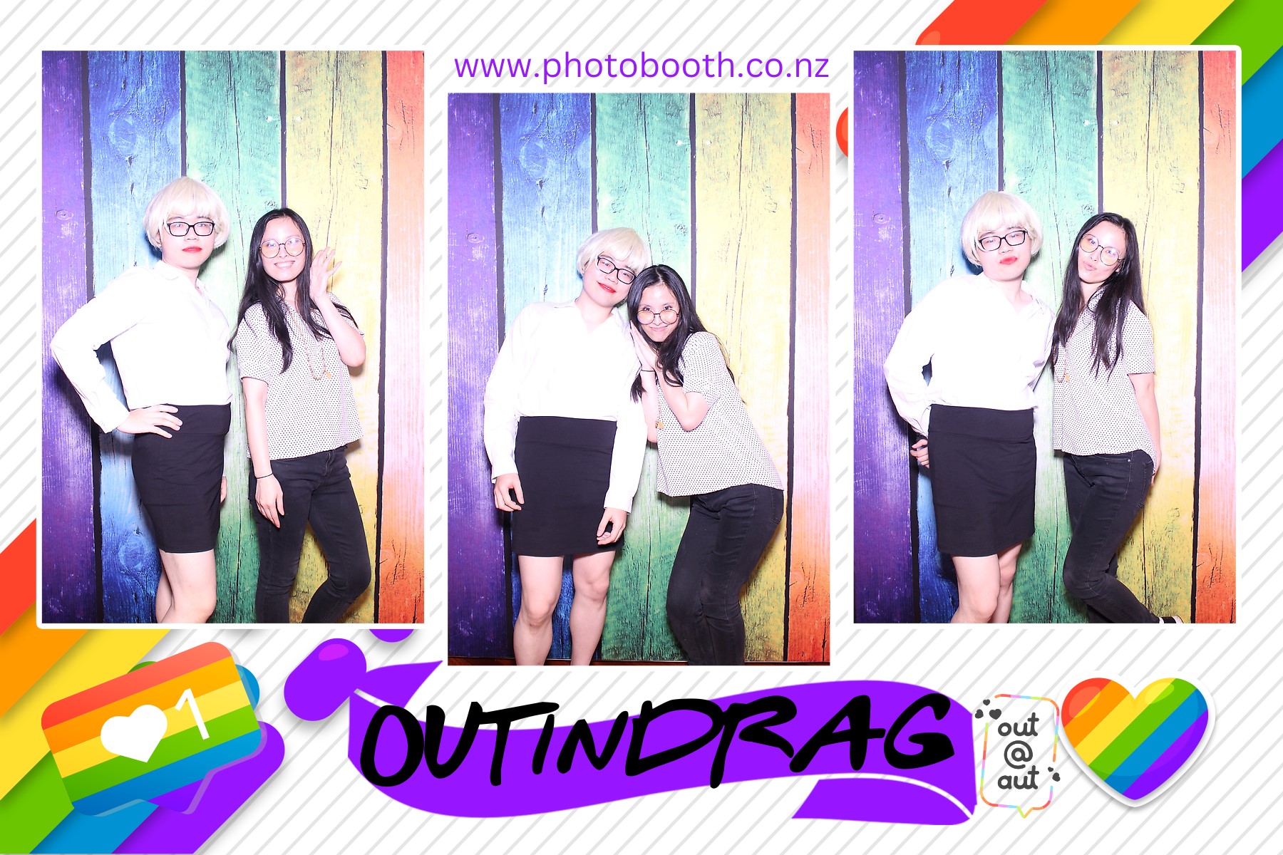 OUT AUT | View more photos from the event at gallery.photobooth.co.nz/u/SelfieCentral/OUT-AUT