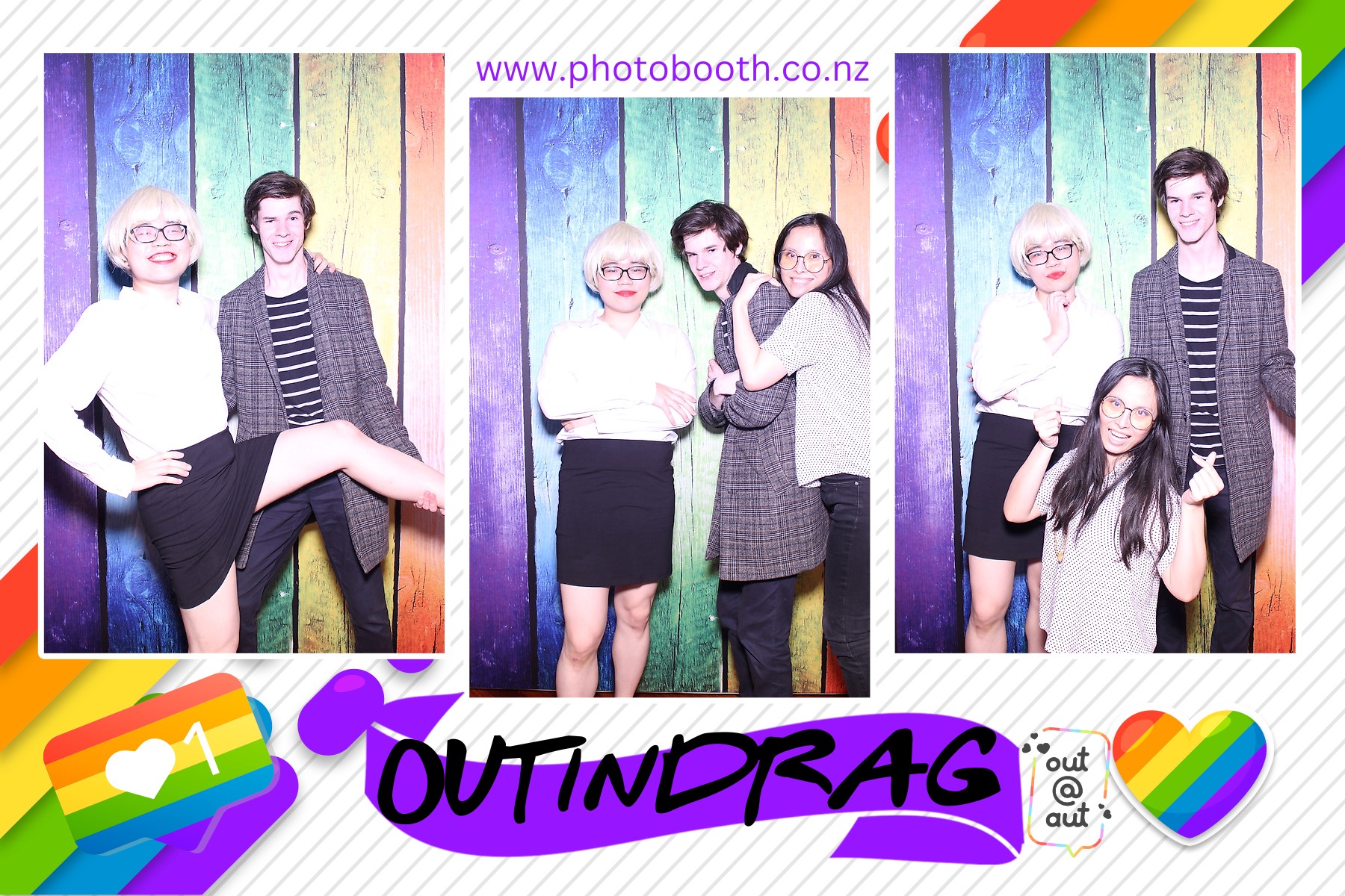 OUT AUT | View more photos from the event at gallery.photobooth.co.nz/u/SelfieCentral/OUT-AUT