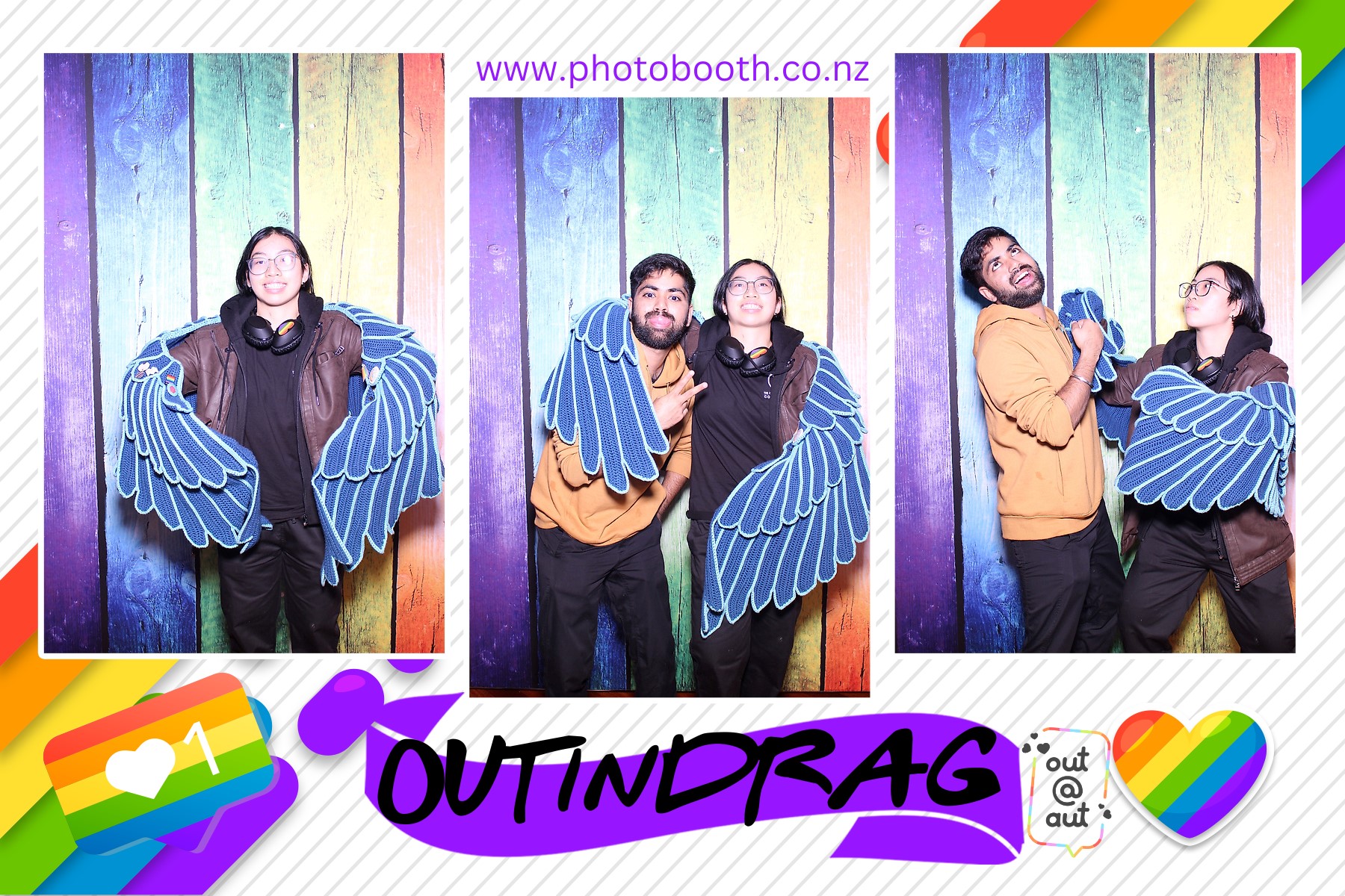 OUT AUT | View more photos from the event at gallery.photobooth.co.nz/u/SelfieCentral/OUT-AUT