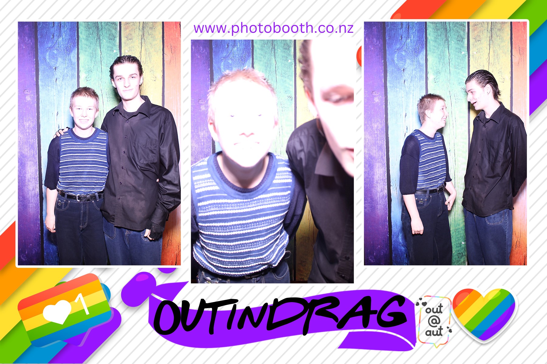 OUT AUT | View more photos from the event at gallery.photobooth.co.nz/u/SelfieCentral/OUT-AUT