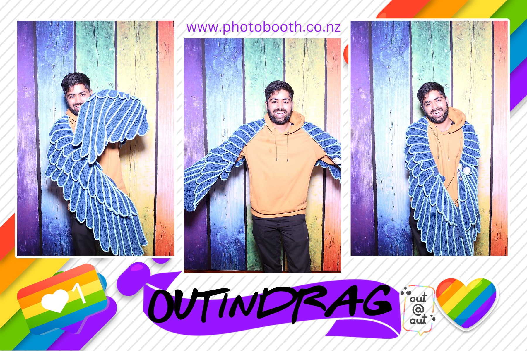 OUT AUT | View more photos from the event at gallery.photobooth.co.nz/u/SelfieCentral/OUT-AUT