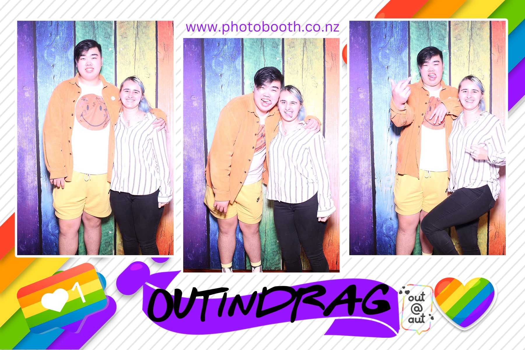 OUT AUT | View more photos from the event at gallery.photobooth.co.nz/u/SelfieCentral/OUT-AUT