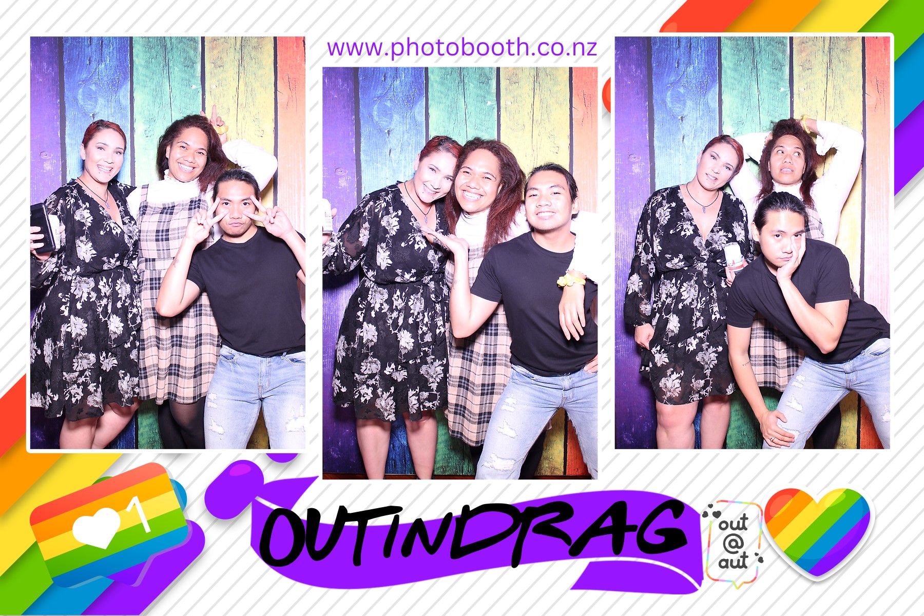 OUT AUT | View more photos from the event at gallery.photobooth.co.nz/u/SelfieCentral/OUT-AUT
