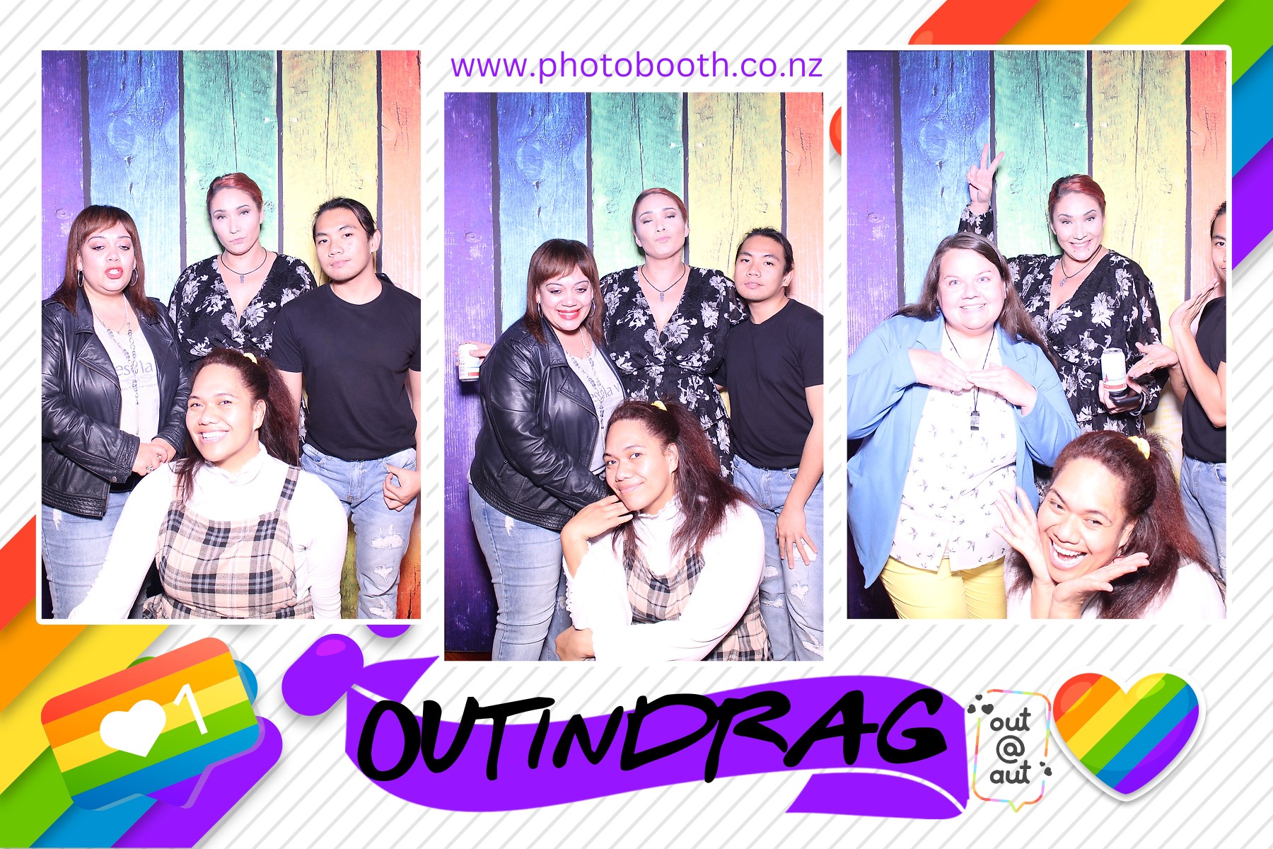OUT AUT | View more photos from the event at gallery.photobooth.co.nz/u/SelfieCentral/OUT-AUT