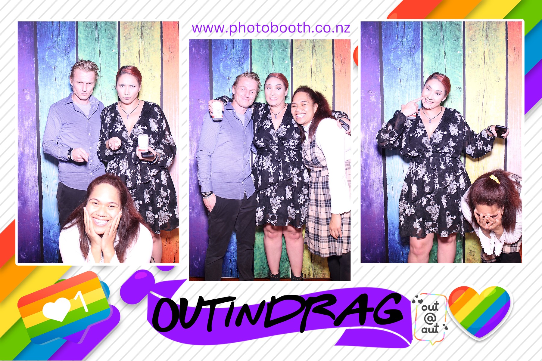 OUT AUT | View more photos from the event at gallery.photobooth.co.nz/u/SelfieCentral/OUT-AUT