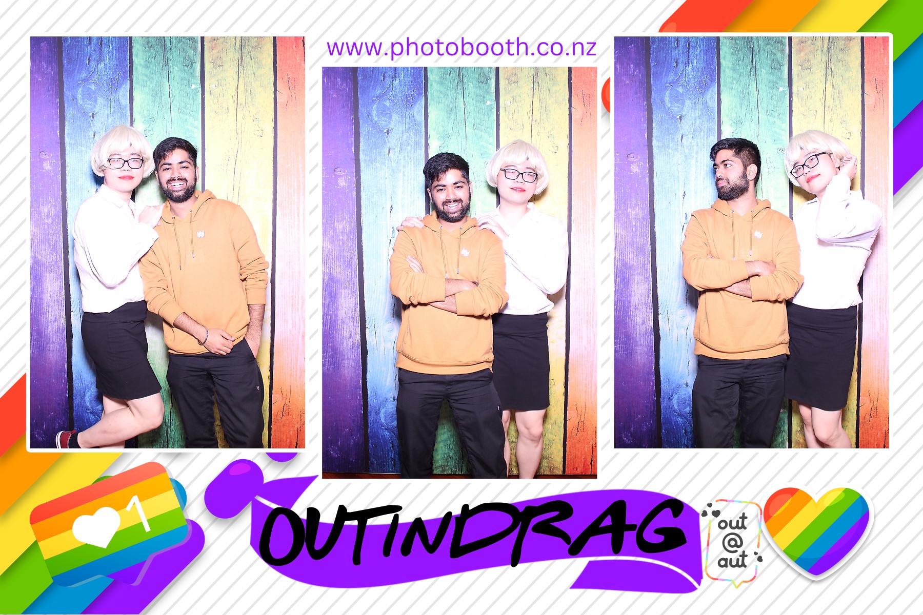 OUT AUT | View more photos from the event at gallery.photobooth.co.nz/u/SelfieCentral/OUT-AUT