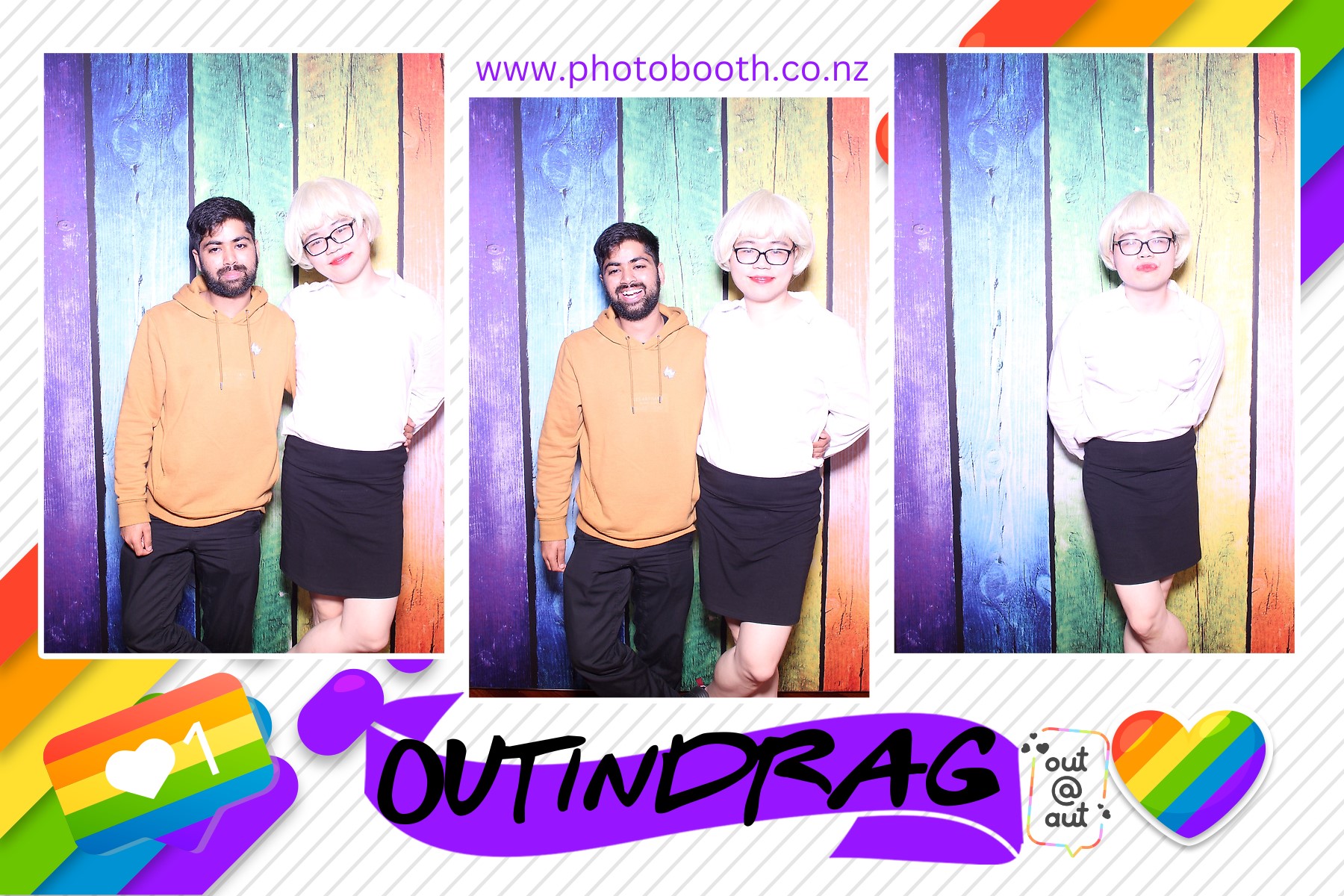 OUT AUT | View more photos from the event at gallery.photobooth.co.nz/u/SelfieCentral/OUT-AUT