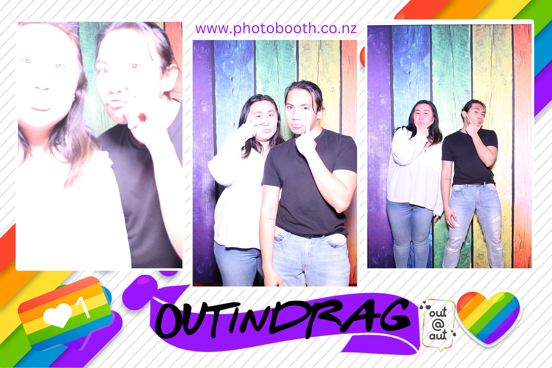 OUT AUT | View more photos from the event at gallery.photobooth.co.nz/u/SelfieCentral/OUT-AUT