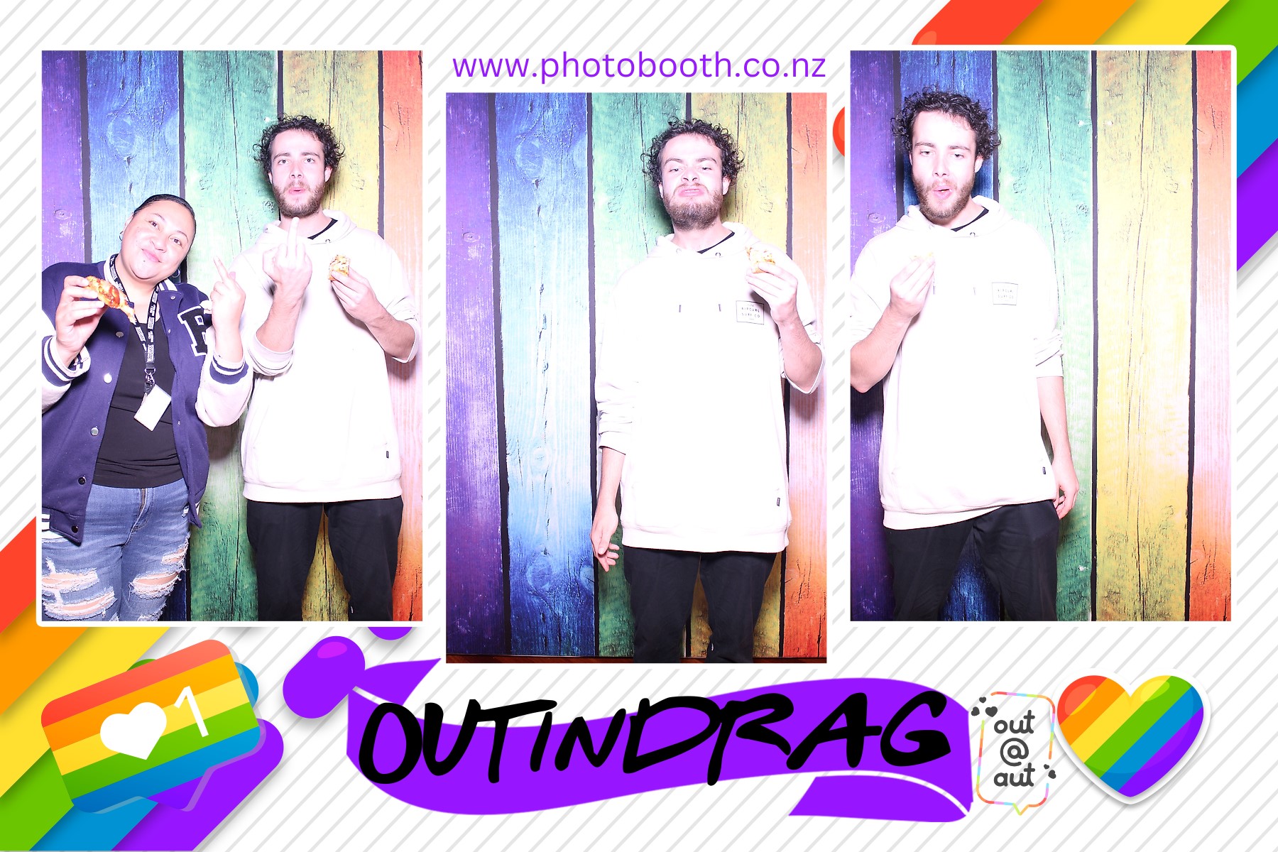 OUT AUT | View more photos from the event at gallery.photobooth.co.nz/u/SelfieCentral/OUT-AUT