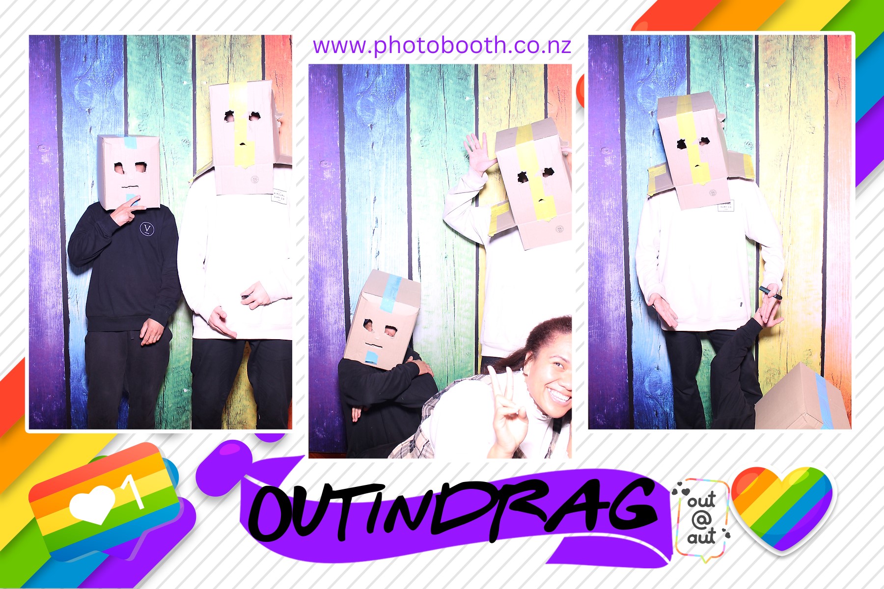 OUT AUT | View more photos from the event at gallery.photobooth.co.nz/u/SelfieCentral/OUT-AUT