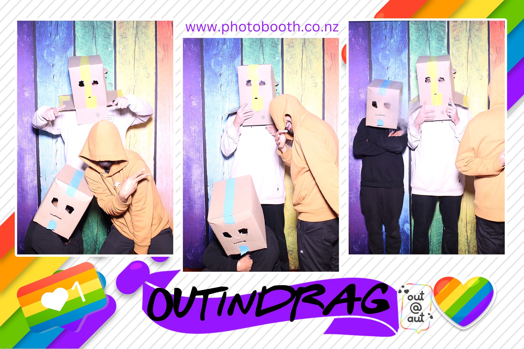 OUT AUT | View more photos from the event at gallery.photobooth.co.nz/u/SelfieCentral/OUT-AUT