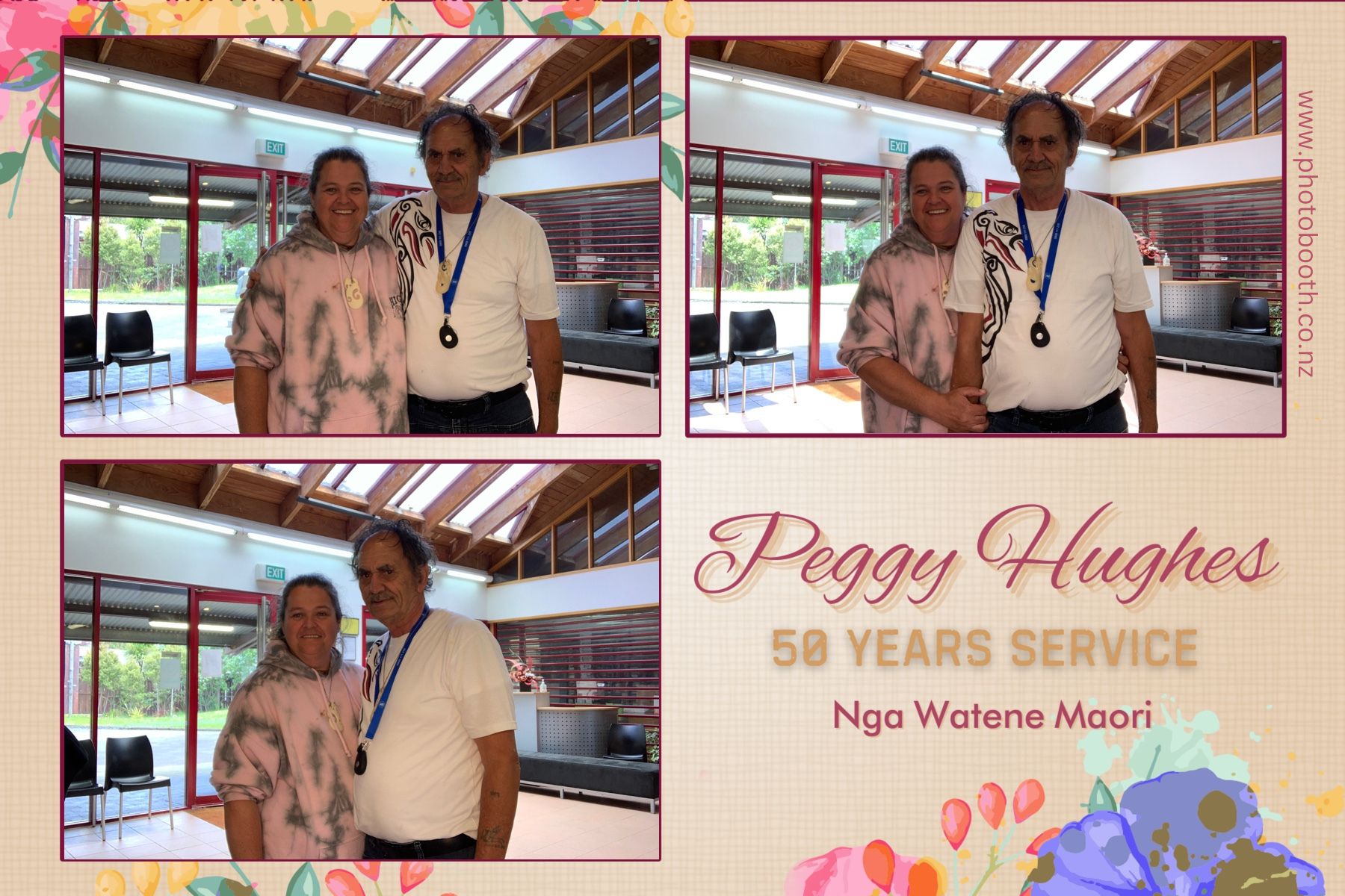 Peggy Hughes 50 Years of Service | View more photos from the event at gallery.photobooth.co.nz/u/SelfieCentral/Peggy-Hughes-50-Years-of-Service