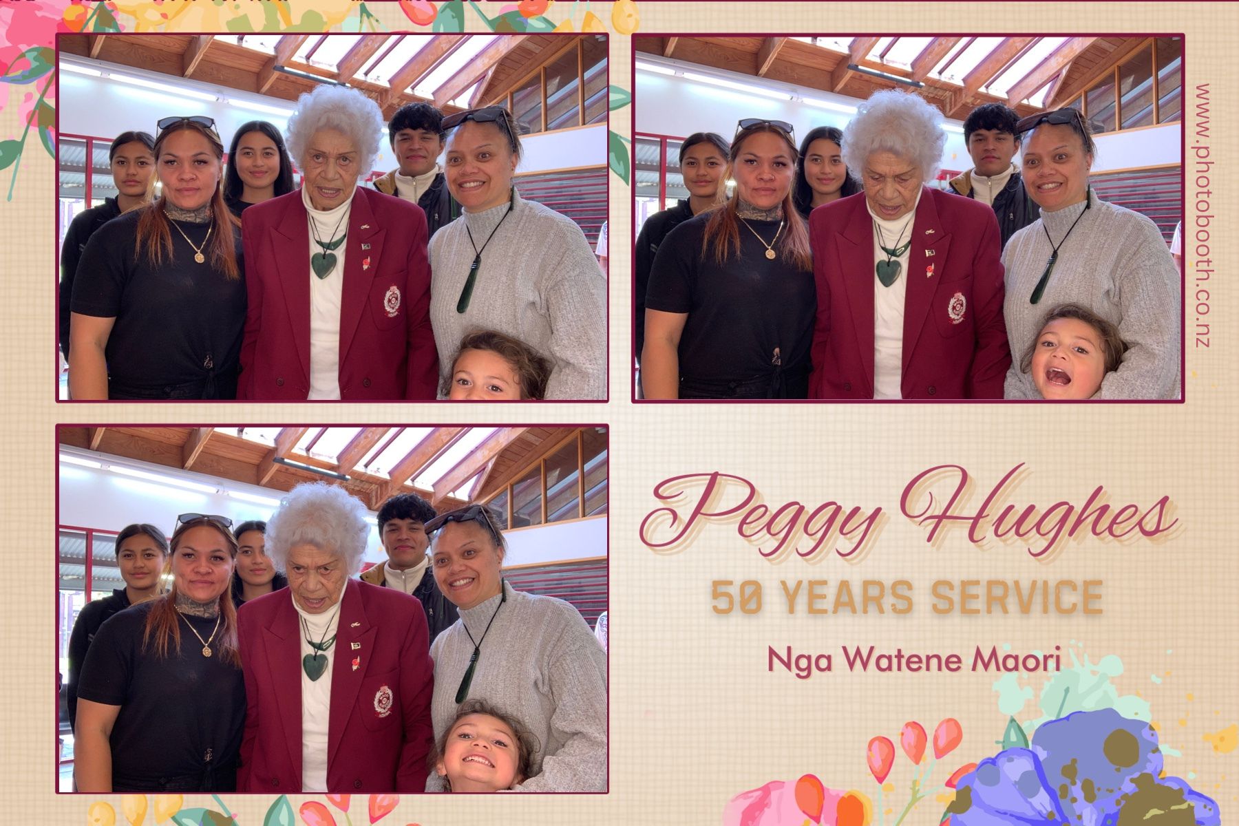 Peggy Hughes 50 Years of Service | View more photos from the event at gallery.photobooth.co.nz/u/SelfieCentral/Peggy-Hughes-50-Years-of-Service