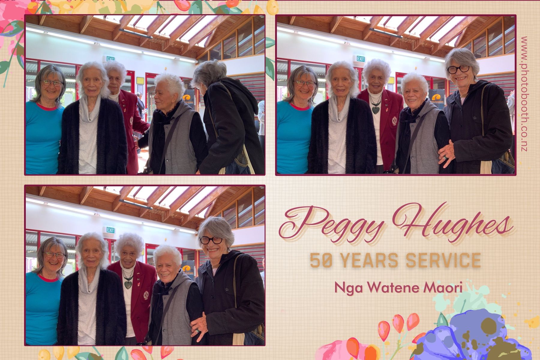 Peggy Hughes 50 Years of Service | View more photos from the event at gallery.photobooth.co.nz/u/SelfieCentral/Peggy-Hughes-50-Years-of-Service