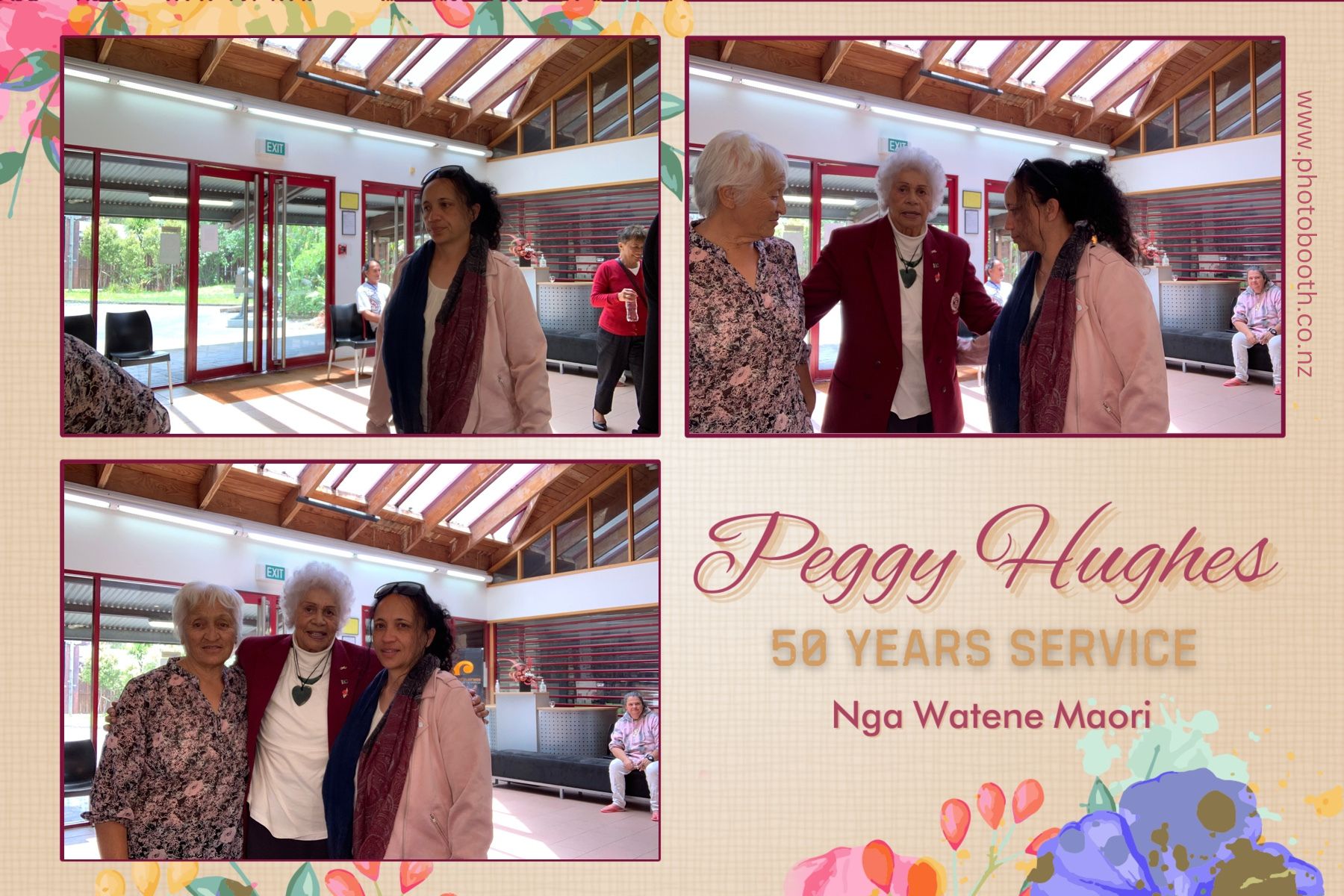 Peggy Hughes 50 Years of Service | View more photos from the event at gallery.photobooth.co.nz/u/SelfieCentral/Peggy-Hughes-50-Years-of-Service