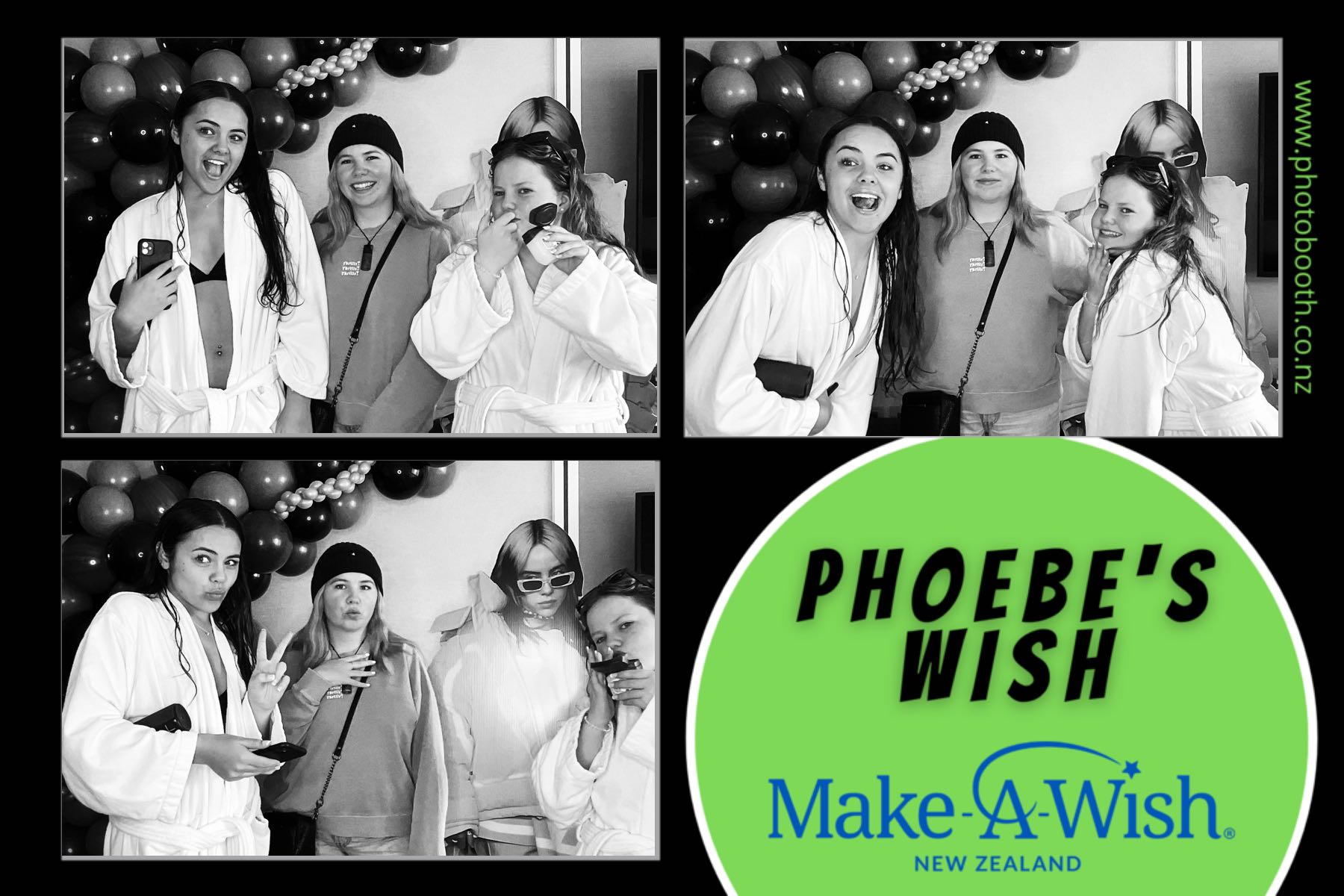 Phoebe's Wish | View more photos from the event at gallery.photobooth.co.nz/u/SelfieCentral/Phoebes-Wish
