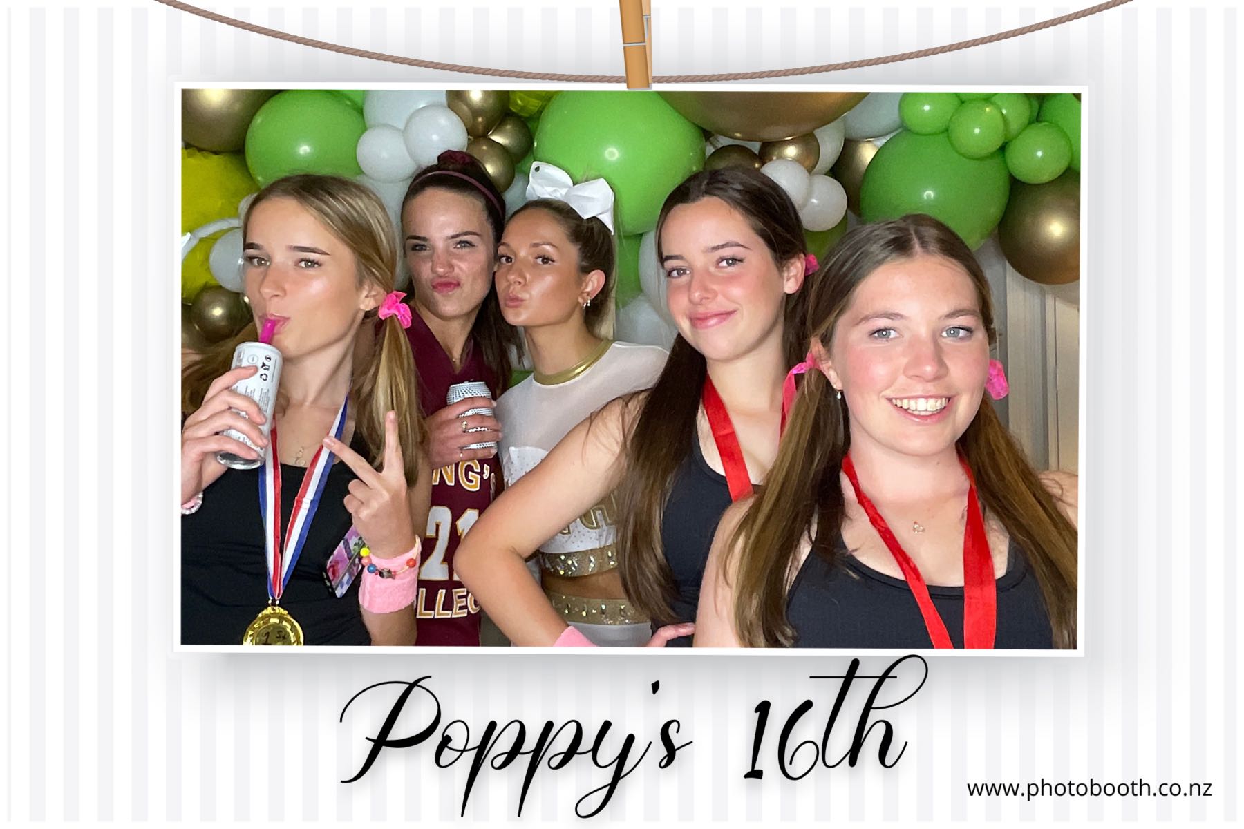 Poppy's 16th | View more photos from the event at gallery.photobooth.co.nz/u/SelfieCentral/Poppys-16th