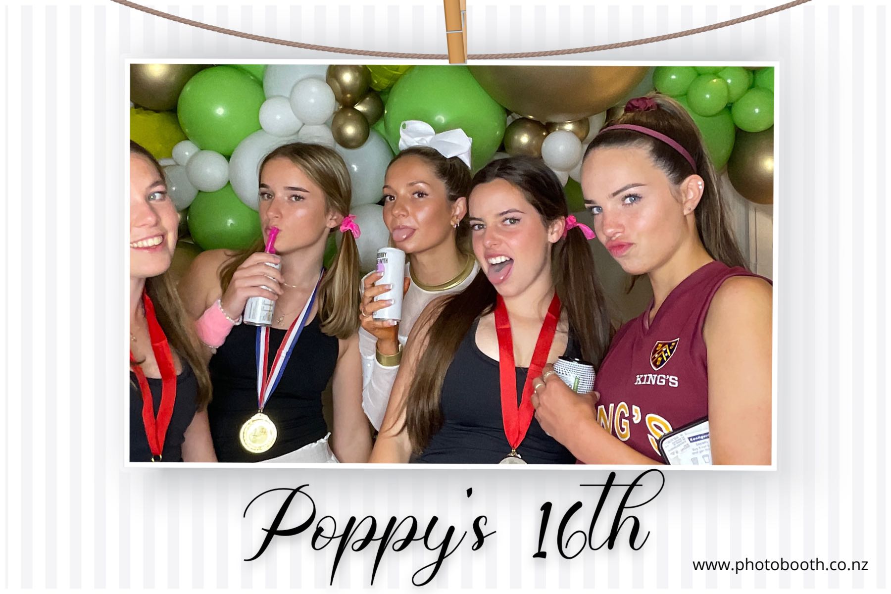 Poppy's 16th | View more photos from the event at gallery.photobooth.co.nz/u/SelfieCentral/Poppys-16th