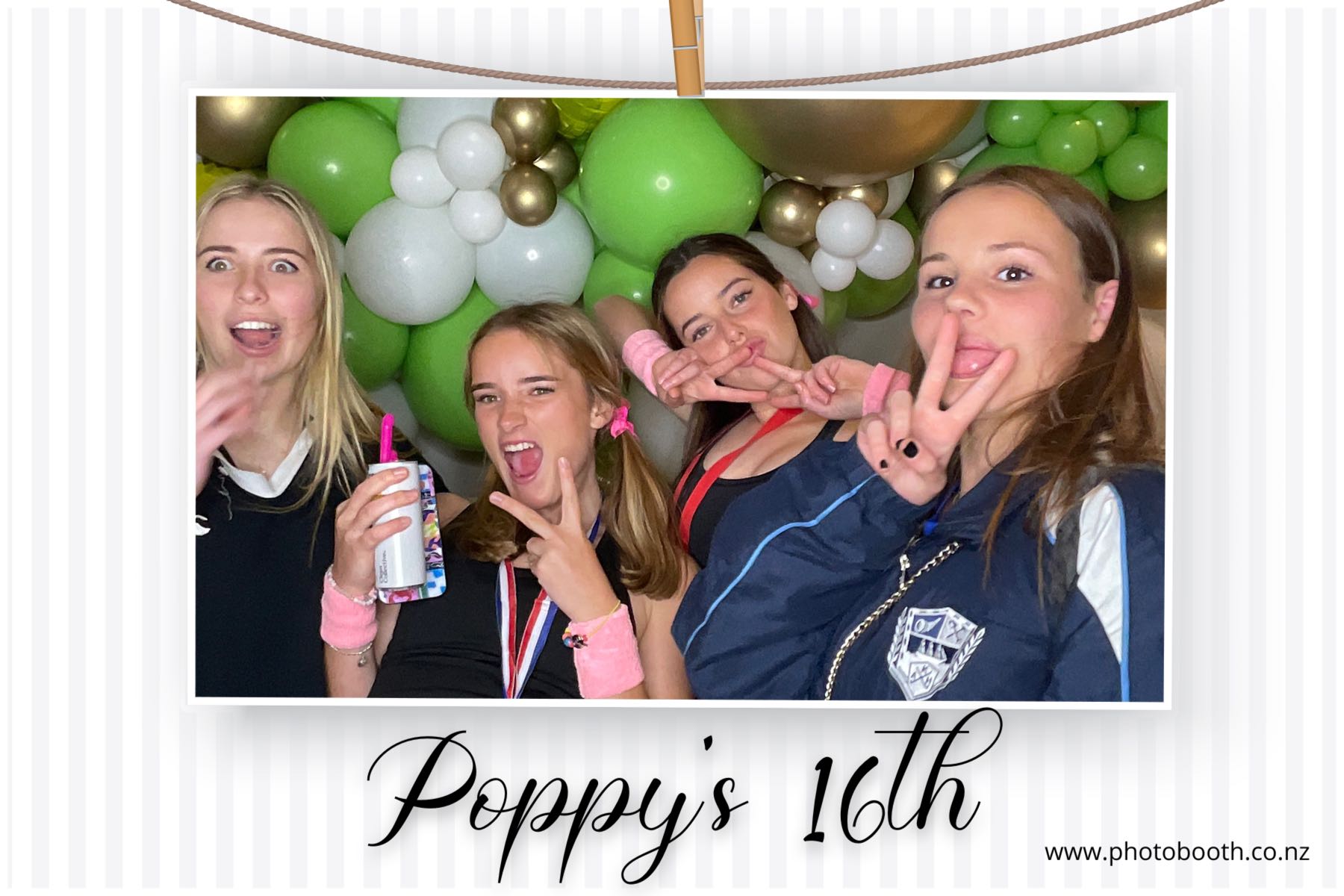 Poppy's 16th | View more photos from the event at gallery.photobooth.co.nz/u/SelfieCentral/Poppys-16th