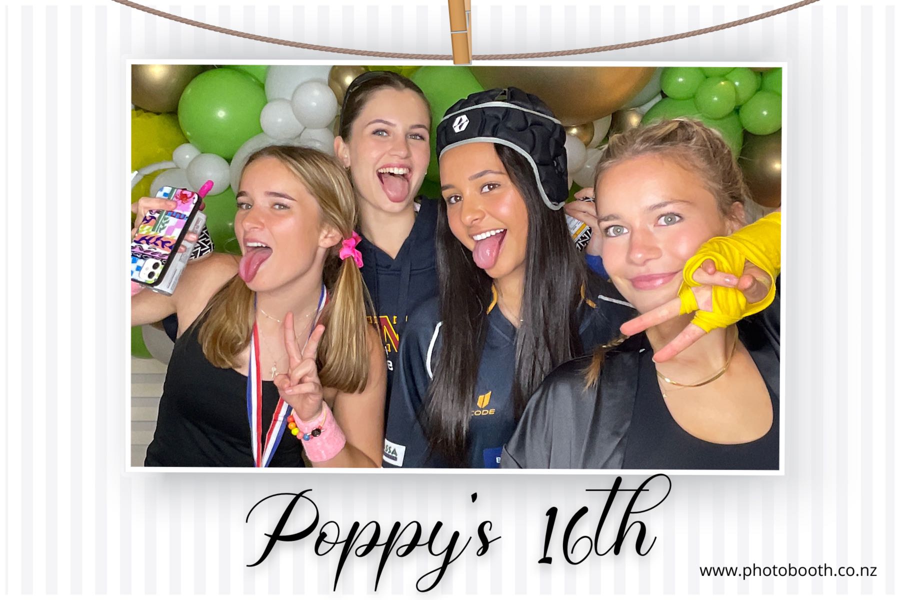 Poppy's 16th | View more photos from the event at gallery.photobooth.co.nz/u/SelfieCentral/Poppys-16th