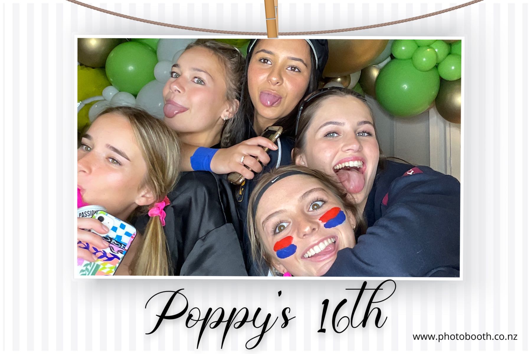 Poppy's 16th | View more photos from the event at gallery.photobooth.co.nz/u/SelfieCentral/Poppys-16th