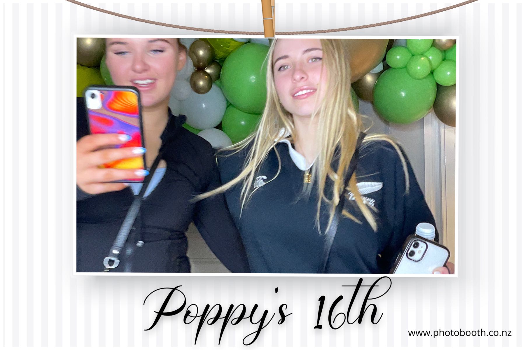 Poppy's 16th | View more photos from the event at gallery.photobooth.co.nz/u/SelfieCentral/Poppys-16th