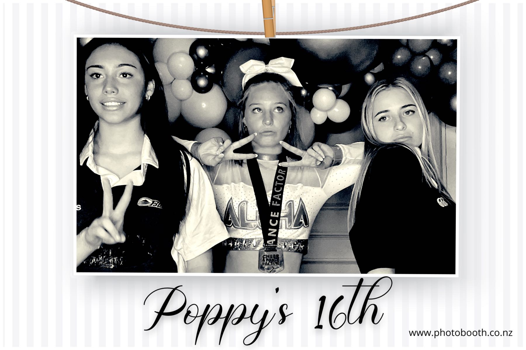 Poppy's 16th | View more photos from the event at gallery.photobooth.co.nz/u/SelfieCentral/Poppys-16th