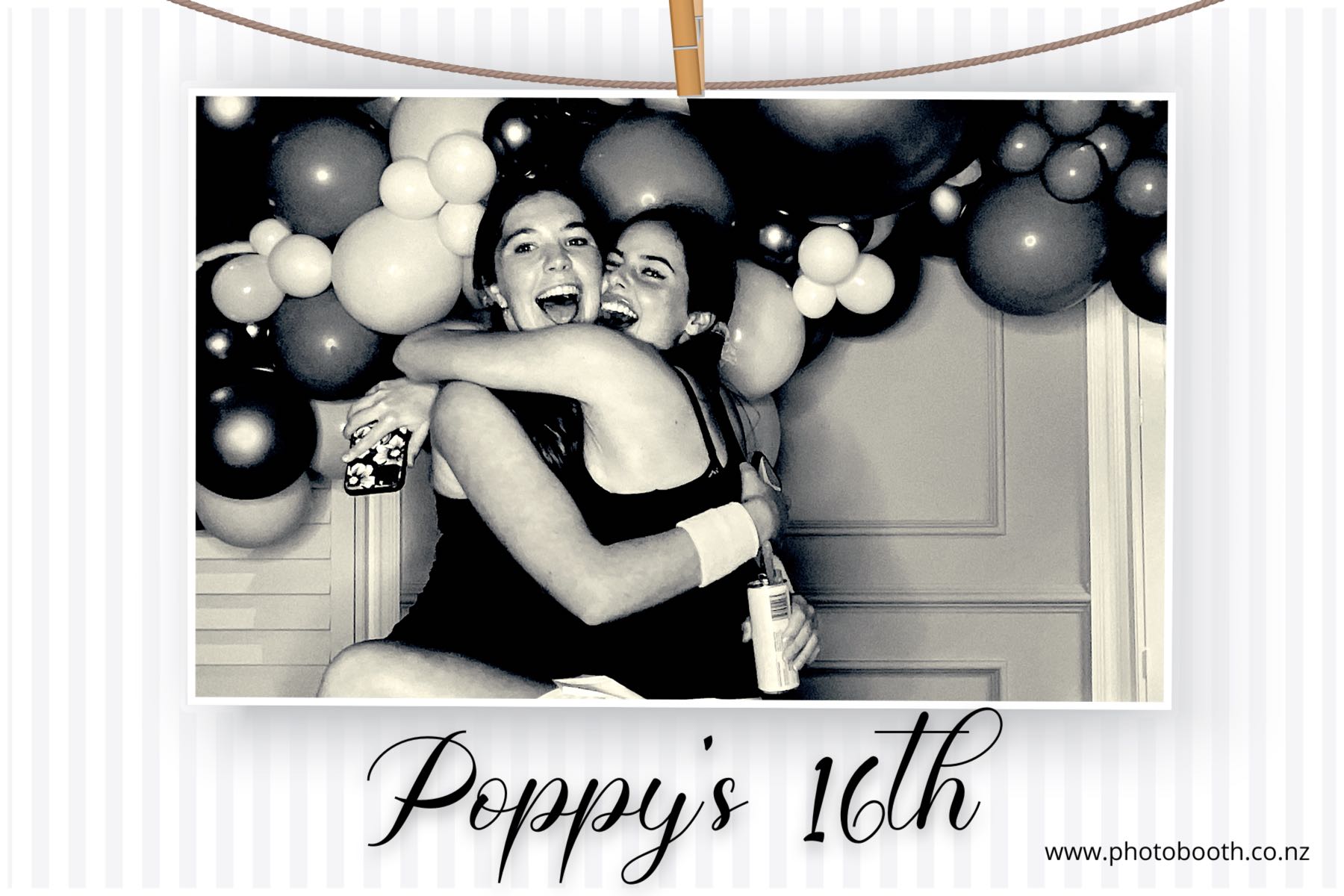 Poppy's 16th | View more photos from the event at gallery.photobooth.co.nz/u/SelfieCentral/Poppys-16th