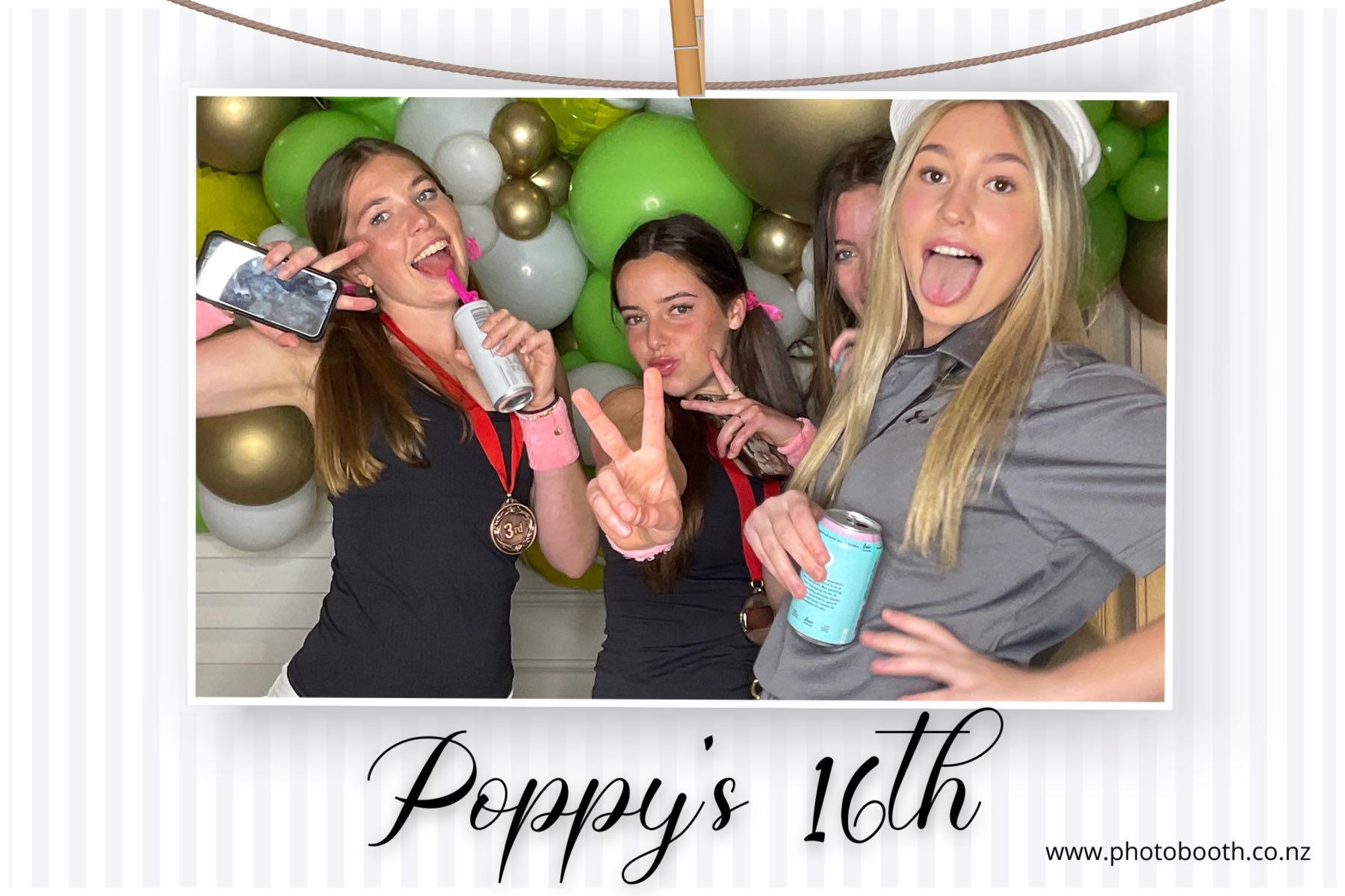 Poppy's 16th | View more photos from the event at gallery.photobooth.co.nz/u/SelfieCentral/Poppys-16th