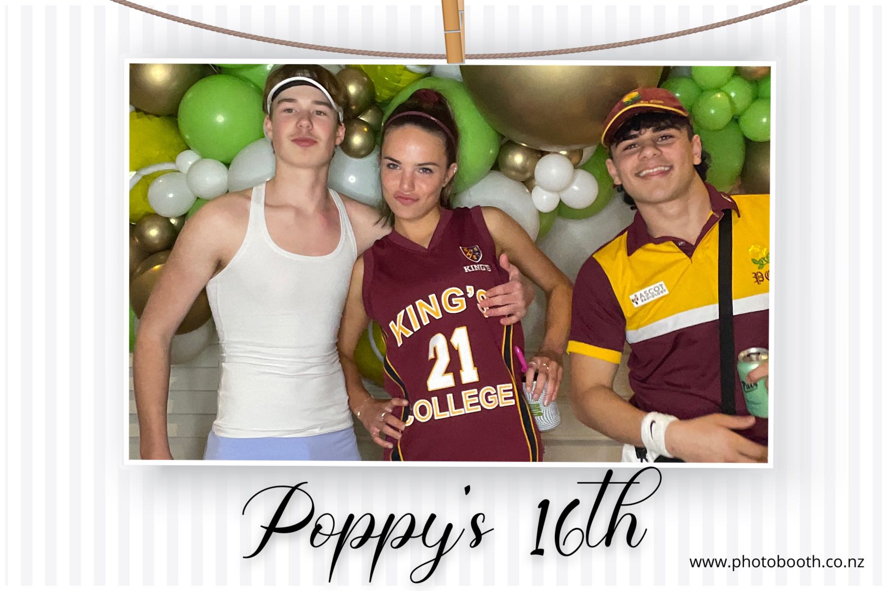 Poppy's 16th | View more photos from the event at gallery.photobooth.co.nz/u/SelfieCentral/Poppys-16th