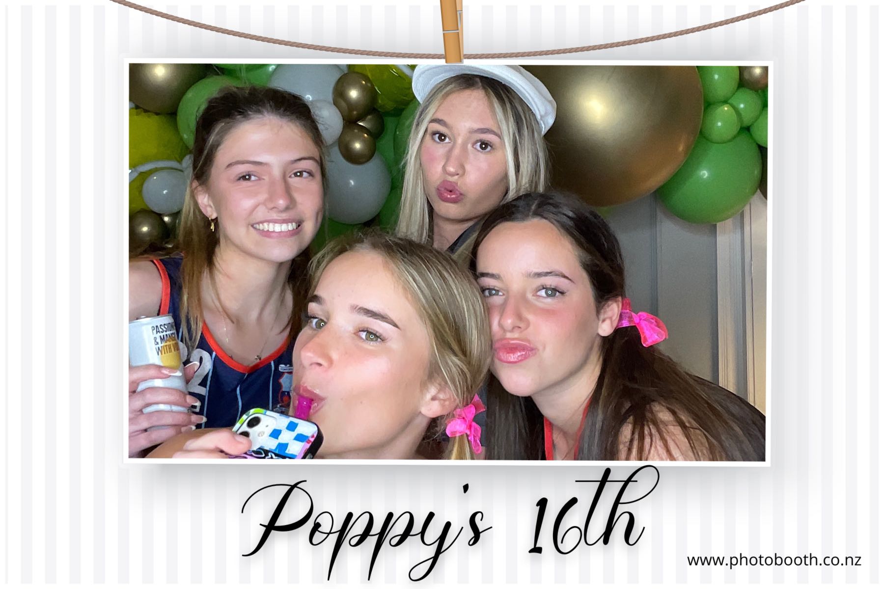 Poppy's 16th | View more photos from the event at gallery.photobooth.co.nz/u/SelfieCentral/Poppys-16th