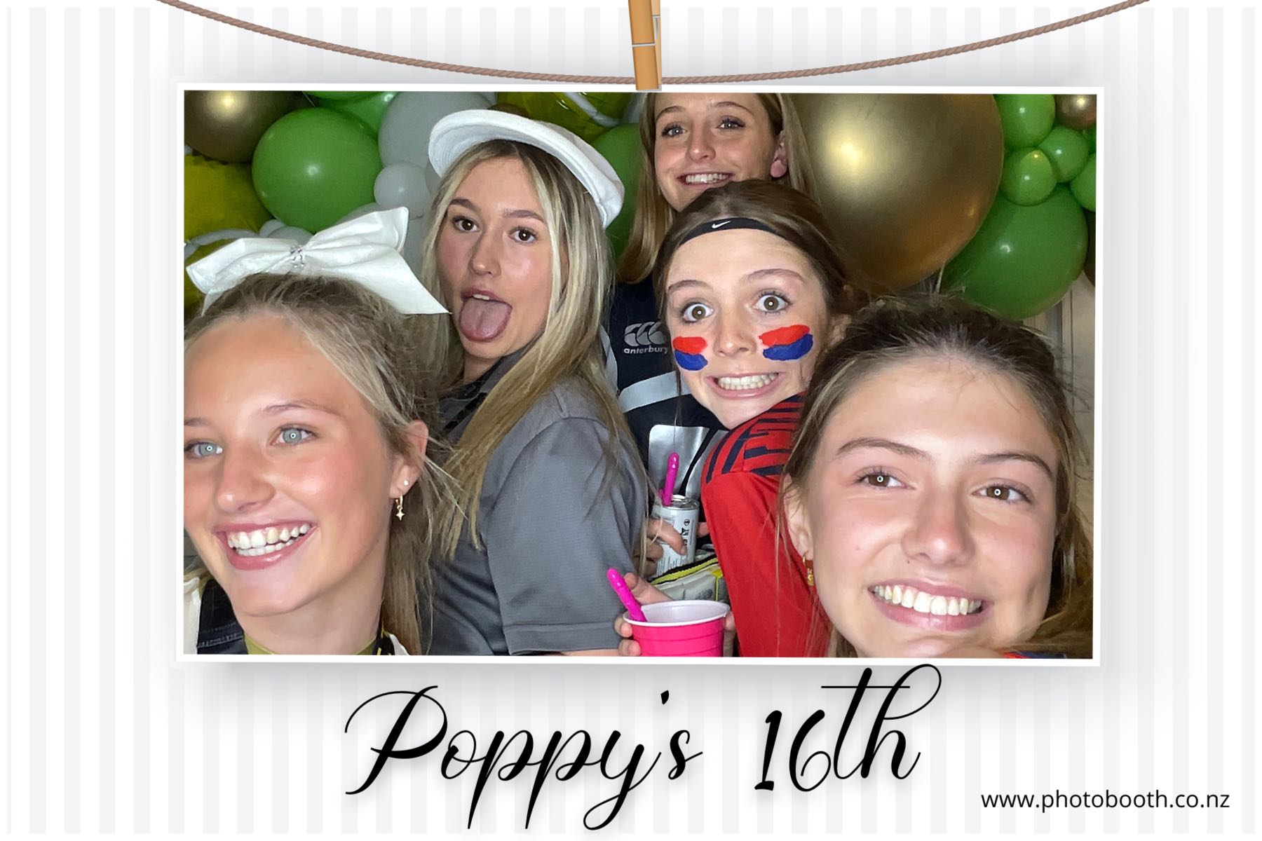 Poppy's 16th | View more photos from the event at gallery.photobooth.co.nz/u/SelfieCentral/Poppys-16th