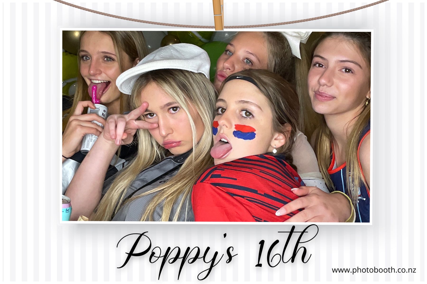 Poppy's 16th | View more photos from the event at gallery.photobooth.co.nz/u/SelfieCentral/Poppys-16th