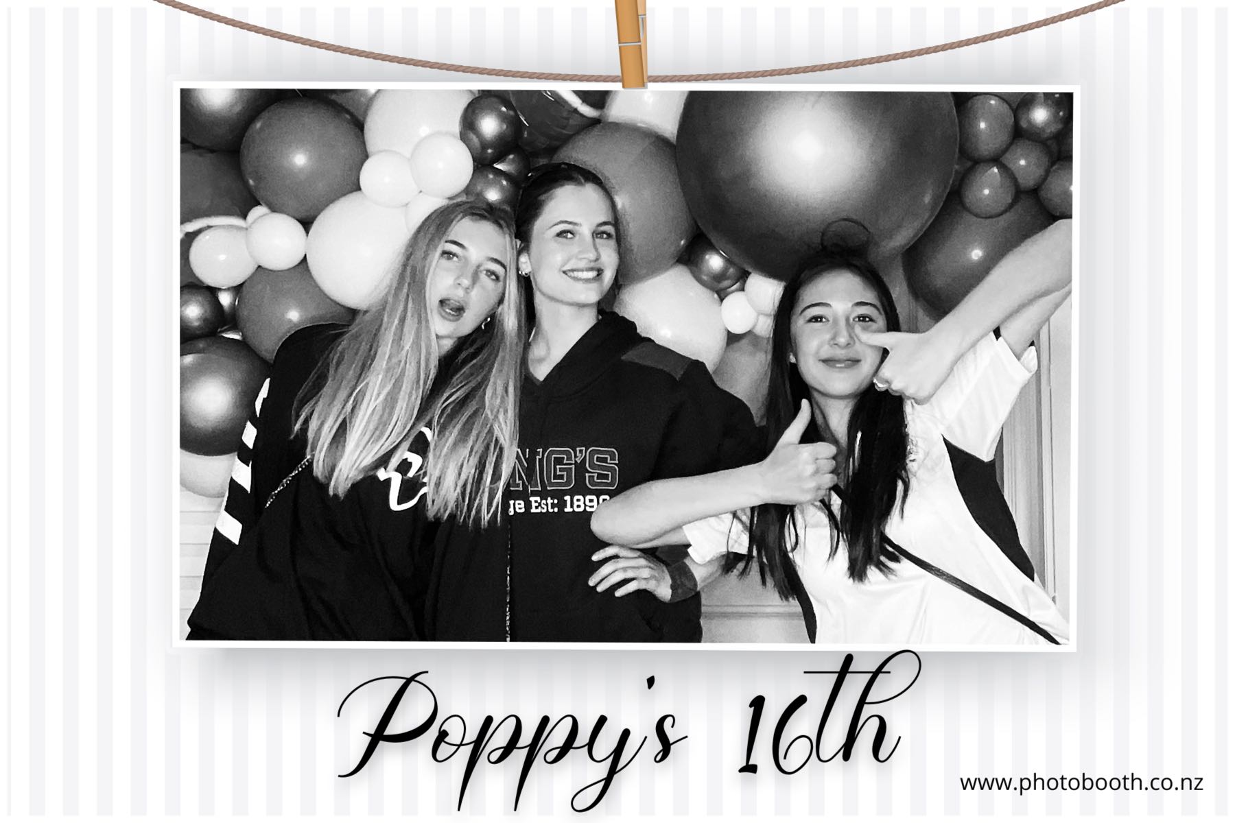Poppy's 16th | View more photos from the event at gallery.photobooth.co.nz/u/SelfieCentral/Poppys-16th