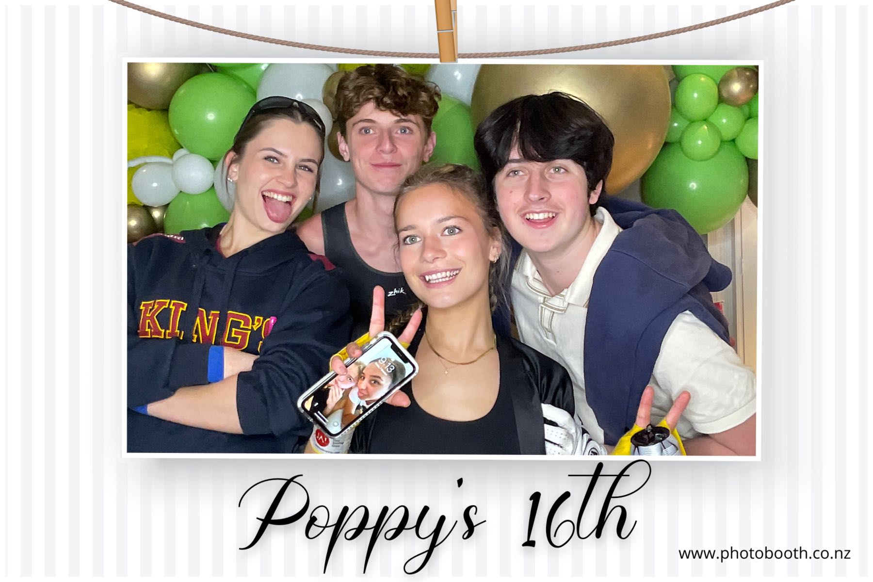 Poppy's 16th | View more photos from the event at gallery.photobooth.co.nz/u/SelfieCentral/Poppys-16th