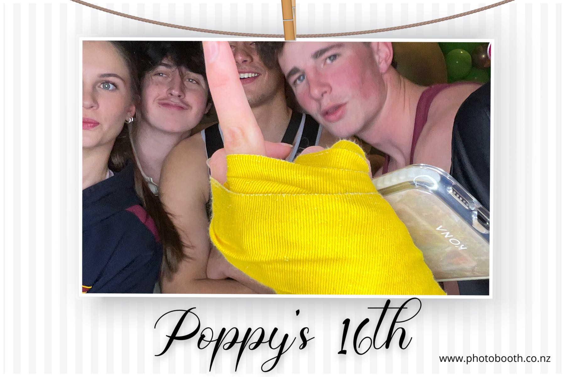 Poppy's 16th | View more photos from the event at gallery.photobooth.co.nz/u/SelfieCentral/Poppys-16th
