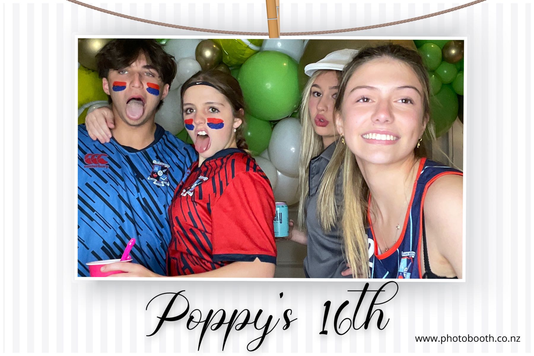 Poppy's 16th | View more photos from the event at gallery.photobooth.co.nz/u/SelfieCentral/Poppys-16th
