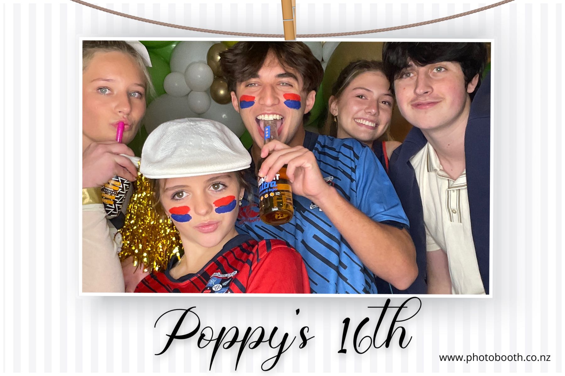 Poppy's 16th | View more photos from the event at gallery.photobooth.co.nz/u/SelfieCentral/Poppys-16th