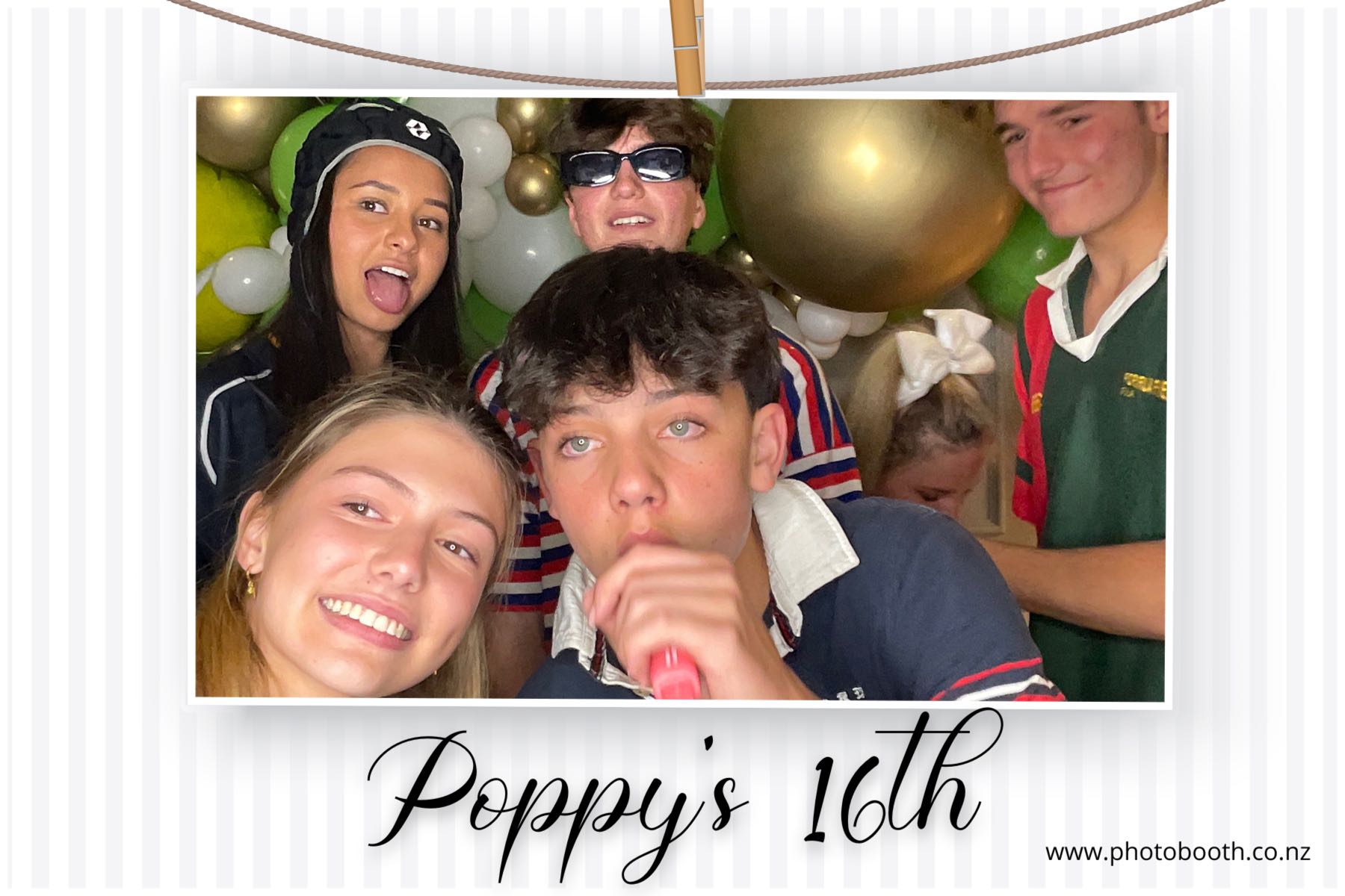 Poppy's 16th | View more photos from the event at gallery.photobooth.co.nz/u/SelfieCentral/Poppys-16th