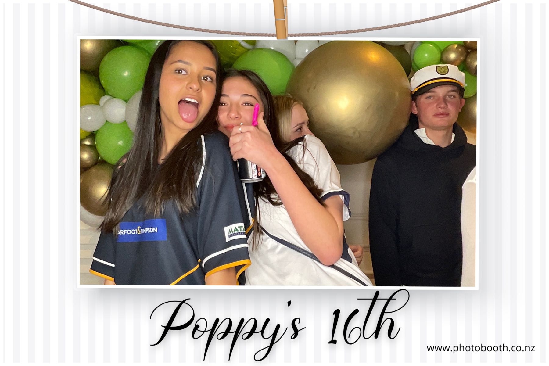 Poppy's 16th | View more photos from the event at gallery.photobooth.co.nz/u/SelfieCentral/Poppys-16th
