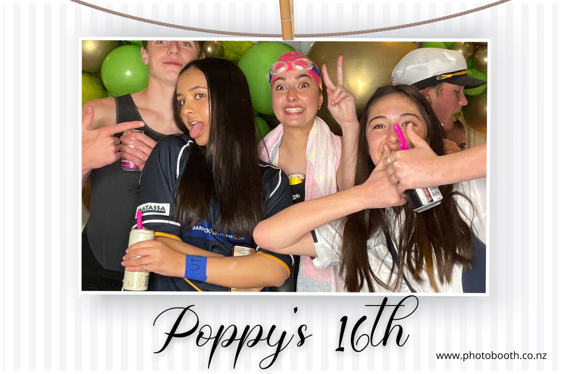 Poppy's 16th | View more photos from the event at gallery.photobooth.co.nz/u/SelfieCentral/Poppys-16th