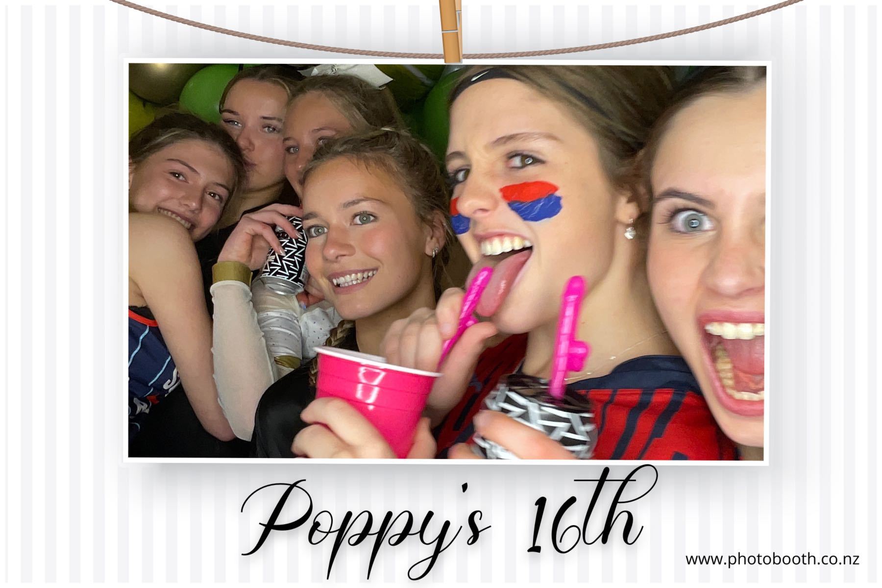 Poppy's 16th | View more photos from the event at gallery.photobooth.co.nz/u/SelfieCentral/Poppys-16th